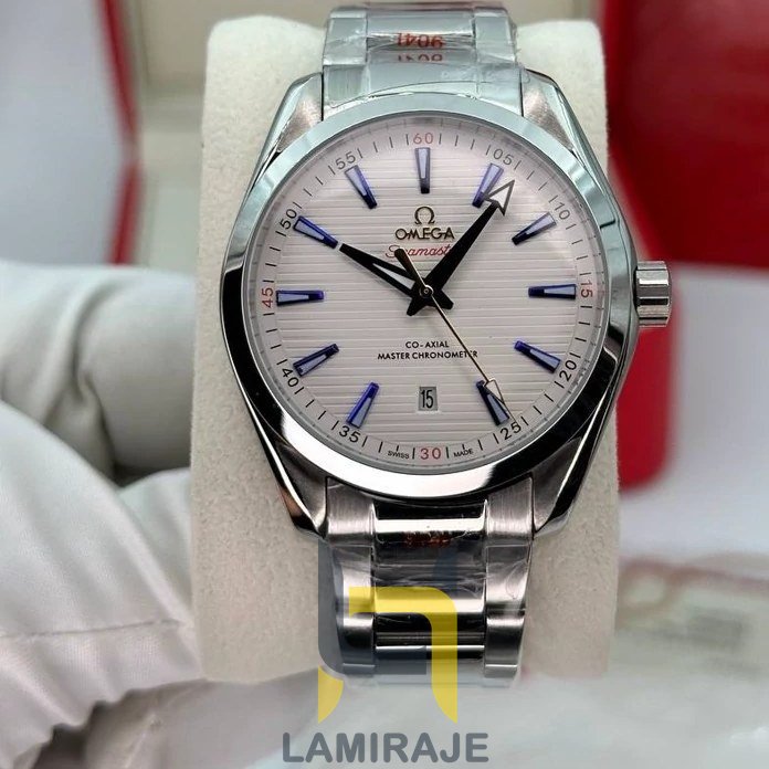 ساعت مچی مردانه امگا Omega Seamaster Aqua Terra صدفی، خرید ساعت دیجیتال لوکس و کلاسیک با موتور اتوماتیک.