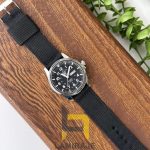 ساعت مچی مردانه سیکو Seiko مدل خلبانی، دیجیتال، رنگ مشکی؛ خرید ساعت شیک و کلاسیک با بند چرمی.