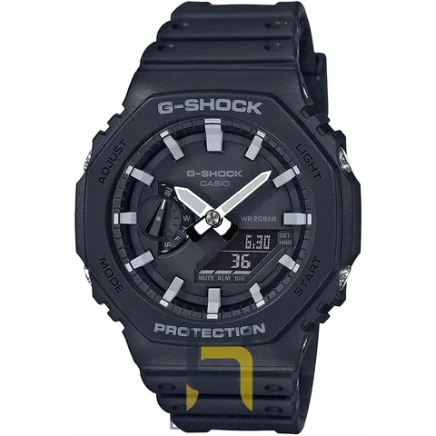 ساعت مچی کاسیو جی شاک G-Shock GA-2100-1A دیجیتال مشکی، خرید ساعت اسپرت با تنظیم اتوماتیک و کیفیت برتر.
