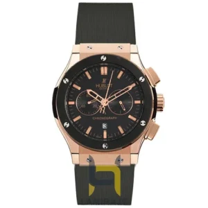 ساعت مچی مردانه هابلوت Hublot 987H دیجیتال مشکی؛ خرید ساعت لوکس با بند چرمی برای آقایان شیک‌پوش.