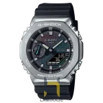 خرید ساعت مچی مردانه کاسیو Casio GM2100RW1ADR، دیجیتال، بند رزین مشکی، مناسب برای استایل اسپرت و ضدآب.
