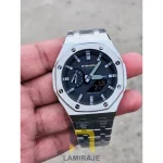 ساعت مچی مردانه کاسیو جی شاک GA2100 مشکی دیجیتال، خرید ساعت با بند فلزی و تنظیم اتوماتیک، مناسب استایل اسپرت.