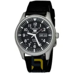 ساعت مچی مردانه سیکو Seiko مدل خلبانی، دیجیتال، رنگ مشکی؛ خرید ساعت شیک و کلاسیک با بند چرمی.