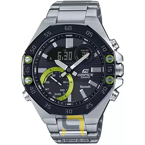 ساعت مچی مردانه کاسیو ادیفایس Casio Edifice ECB-10DB-1A دیجیتال سیلور، خرید ساعت ضدآب و مقاوم با بند فلزی.