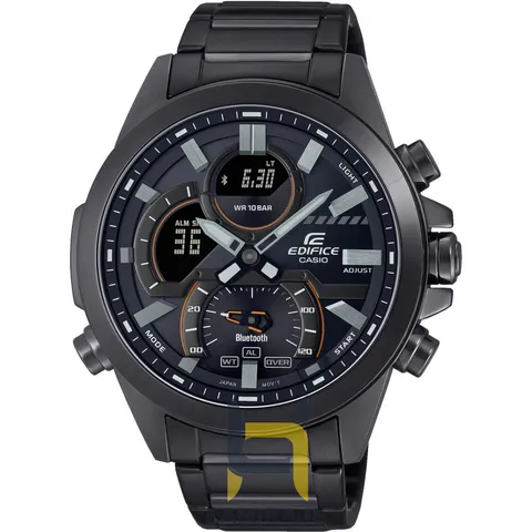 ساعت مچی مردانه کاسیو ادیفایس Casio Edifice ECB-30DC-1A مشکی، ساعت دیجیتال اسپرت، خرید ساعت با بند استیل مقاوم.
