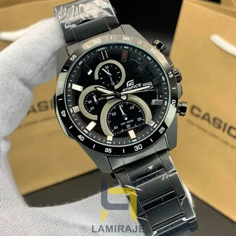 ساعت مچی مردانه کاسیو ادیفایس Casio Edifice EFR-571MDC-1AV مشکی، خرید ساعت دیجیتال شیک و کاربردی.