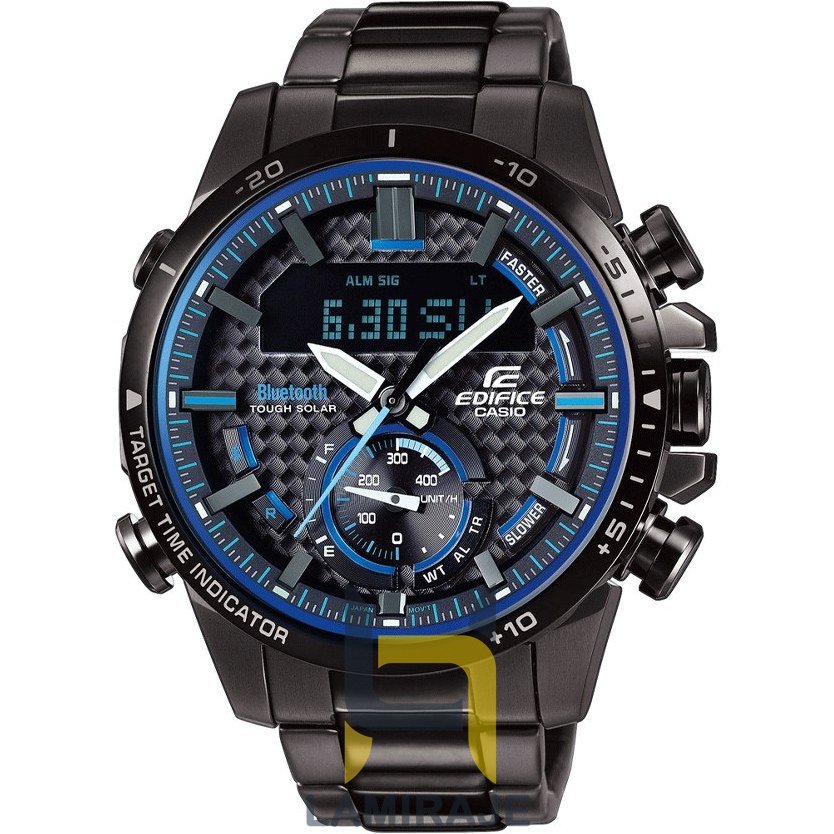 ساعت مچی مردانه کاسیو ادیفایس Casio Edifice ECB-800DC-1A دیجیتال مشکی، خرید ساعت اسپرت و رسمی با بند فلزی.