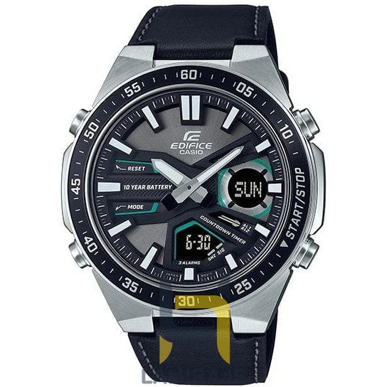 ساعت مچی مردانه کاسیو ادیفیس EFV-C110L-1AVDF، دیجیتال، مشکی، خرید ساعت شیک و مقاوم در برابر آب.