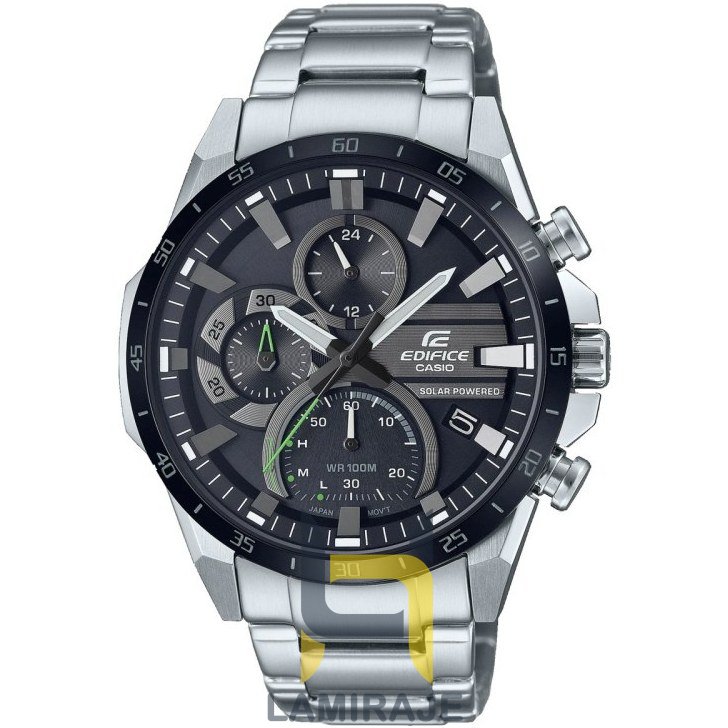 خرید ساعت مچی مردانه کاسیو Casio مدل EQS-940DB-1AVUDF، دیجیتال، بند استیل نقره‌ای، مناسب استایل اسپرت.