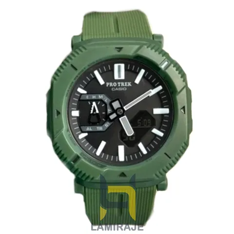 casio-pro-trek-green خرید ساعت مچی اسپرت کاسیو پروترک Casio Protrek PRJ-B001B-2 دیجیتال آبی، مناسب علاقهمندان ساعت ضدآب و اسپرت.