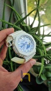 ساعت مچی مردانه جی شاک G-Shock GA2100 سفید نقره‌ای، ساعت دیجیتال خاص، خرید ساعت شیک و مقاوم.