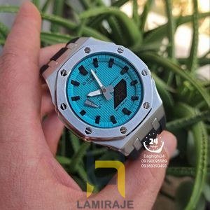 خرید ساعت مچی مردانه جی شاک G-Shock GA2100 دیجیتال با قاب فلزی تیفانی مشکی، انتخابی شیک و مقاوم.
