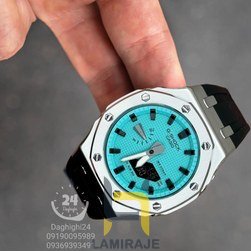 خرید ساعت مچی مردانه جی شاک G-Shock GA2100 دیجیتال با قاب فلزی تیفانی مشکی، انتخابی شیک و مقاوم.