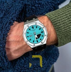 خرید ساعت مچی مردانه جی شاک G-Shock GA2100 دیجیتال با قاب فلزی تیفانی مشکی، انتخابی شیک و مقاوم.