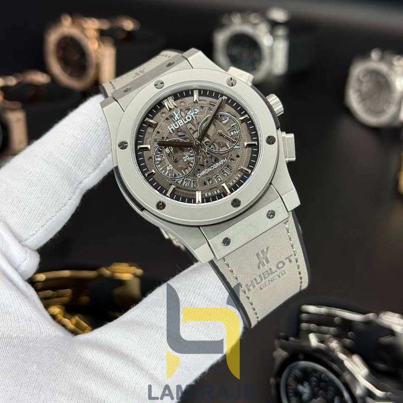 ساعت مچی مردانه اسکلتون تک موتوره، ساعت دیجیتال شیک برای خرید، بند چرمی قهوه‌ای، Skeleton Watch